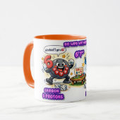 6’7” Van levensbelang Chemie Elementen Mok (Voorkant links)