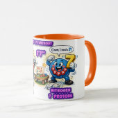 6’7” Van levensbelang Chemie Elementen Mok (Voorkant rechts)