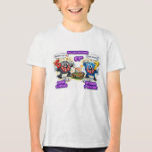 6’7” Van levensbelang Chemie Elementen Tri-Blend Shirt (Voorkant)