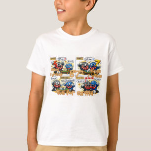 6’7” Vitale Chemie-elementen voor overleving T-shirt