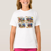 6’7” Vitale Chemie-elementen voor Overleving T-shirt (Voorkant)