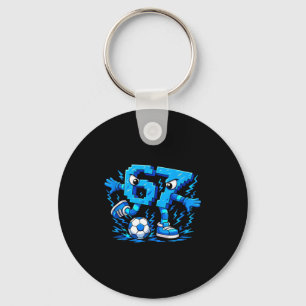 6 7 Voetbal Trap Italiaanse Brainrot Grappig Voetb Sleutelhanger