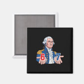 6 7 Washington Grappig 67 Carnaval Kostuum Meme Ze Magneet (Voorkant / Achterkant)