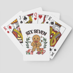 6 7 Zes Zeven Hand Gen Z Alpha Peperkoek Meme Pokerkaarten