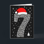 6 7 Zes Zeven Sneeuwvlok Gen Z Alpha Meme Slang Ch Kaart<br><div class="desc">6 7 Zes Zeven Sneeuwvlok Gen Z Alpha Meme Slang Kerstmis</div>