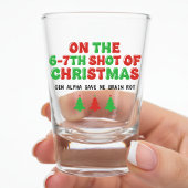 6-7e Kerstdosering Hersenspinsels Funny Kerst Shot Glas