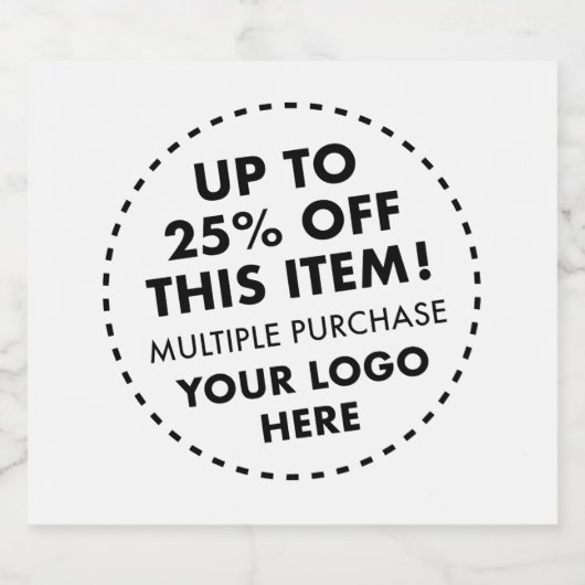 6 Aangepaste champagneflesetiketten 25% OFF Bulk K Sparkling Wijnetiket (Enkel label)
