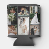 6 Aangepaste fotocollage favoriete momenten Blikjeskoeler (Achterkant)