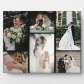 6 Aangepaste fotocollage favoriete momenten Fotoplaat (Voorkant)
