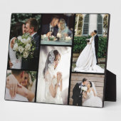 6 Aangepaste fotocollage favoriete momenten Fotoplaat (Zijkant)