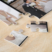 6 Aangepaste fotocollage favoriete momenten Legpuzzel (Zijkant)