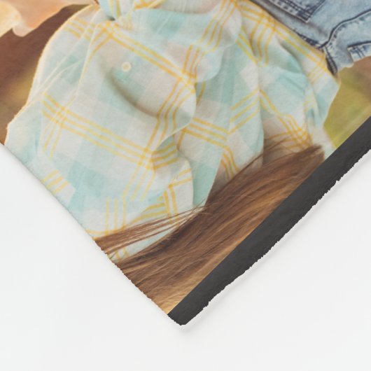 6 Aangepaste Sjabloon foto-inkuilflenderen Fleece Deken (Hoek)