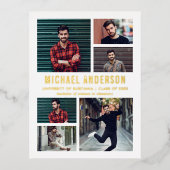 6 Aankondiging Photo Chalkboard Afstuderen (Voorkant)