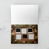 6 Afbeelding rustieke vakantie begroeting Kaart (Binnen)