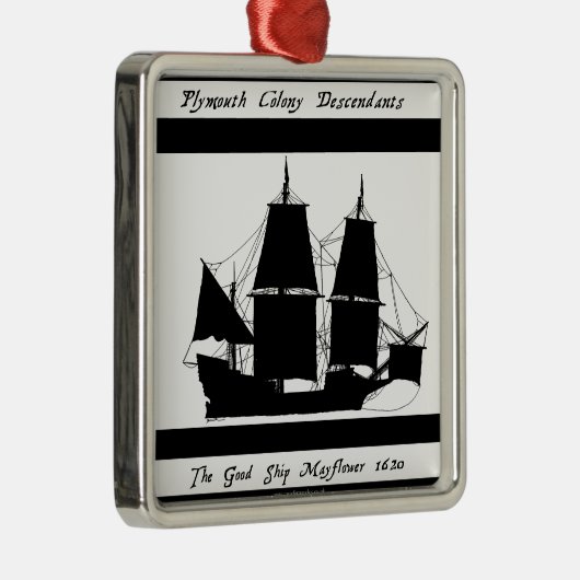 6 afstammelingen metalen ornament (Rechts)