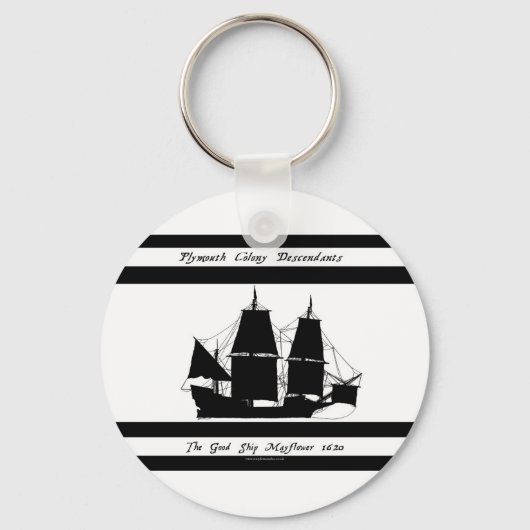 6 afstammelingen sleutelhanger (Voorkant)