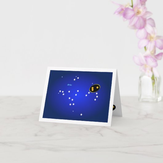 6 april - Lucky Stars minikaart Kaart (Orchidee)