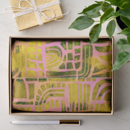 6 Artistieke Moderne Abstract Tissue Papers Tissuepapier