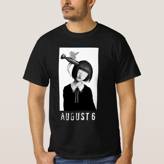 6 augustus t-shirt (Voorkant)