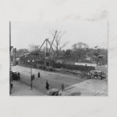 6 Avenue & 59th Street Uitzicht Central Park NYC Briefkaart (Voorkant)