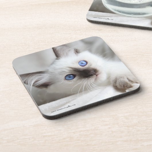 6 Balinese harde onderzetters met kurk achterzijde (Linkerzijde)