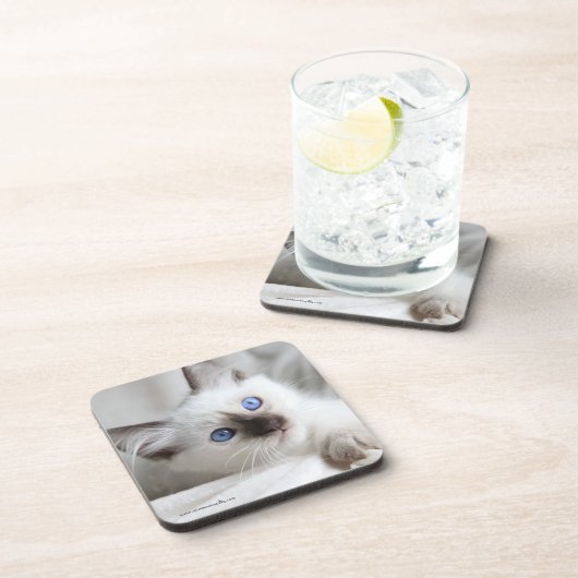 6 Balinese harde onderzetters met kurk achterzijde (Rechterzijde)