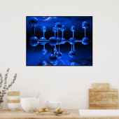 6 Balls Abstract Poster (Keuken)