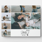 6 Beste Stiefmoeder Ooit Aangepaste Foto Collage  Fotoplaat (Voorkant)