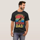 6 Bevorderd tot Duitse Herders Vader T-shirt (Voorkant volledig)