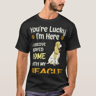 6 Bleef thuis met mijn Beagle T-shirt
