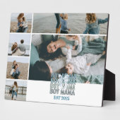 6 Boy Mama Custom Photo Collage Fotoplaat (Zijkant)