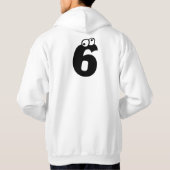 6, brief met oogballen hoodie (Achterkant)