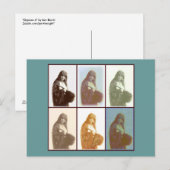 6 briefkaart zigeuners (Voorkant / Achterkant)