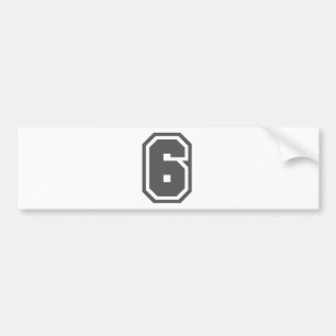 6 BUMPERSTICKER