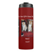 6 Cats Photo And Name ,Keepsake,Create You Own, Thermosbeker (Voorkant)