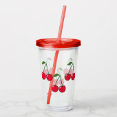 6 cerezas  acryl drinkbeker (Achterkant)