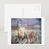 #6 Coronatie van Dusan als Oost-Romeinse keizer Briefkaart (Voorkant / Achterkant)