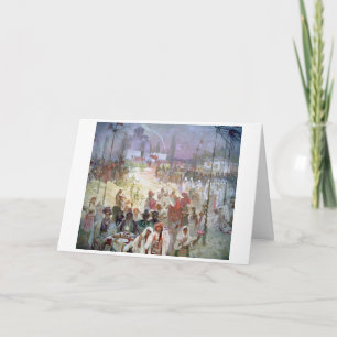 #6 Coronatie van Dusan als Oost-Romeinse keizer Kaart