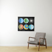 6 Dagen van Creatie - Genesis 1-2 School Teacher Wandkleed (In Situ (horizontaal))