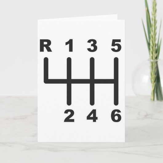 6 de Poort van de Verschuiving van de snelheid Kaart (Voorkant)