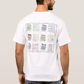 6 Dimensionele kaart  T-shirt (Achterkant)