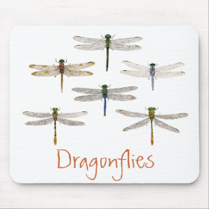 6 Dragonflies Mousepad Muismat