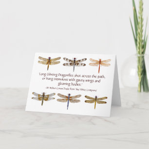 6 dragonfly-waterverven & quote kaart