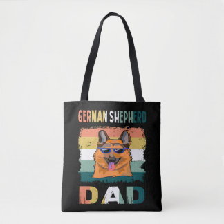 6 Duitse herder papa Tote Bag