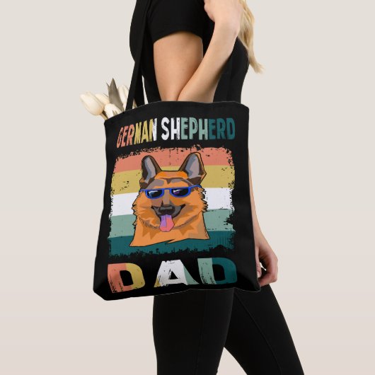 6 Duitse herder papa Tote Bag (Dichtbij)