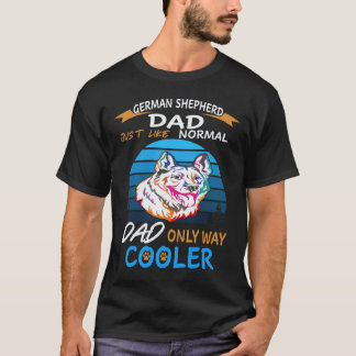 6 Duitse Herders Vader Net Als Gewone Vader Alleen T-shirt