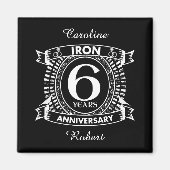 6 ^ e huwelijksdag in nood - kreet magneet (Voorkant)