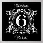 6 ^ e huwelijksdag in nood - kreet poster (Voorkant)