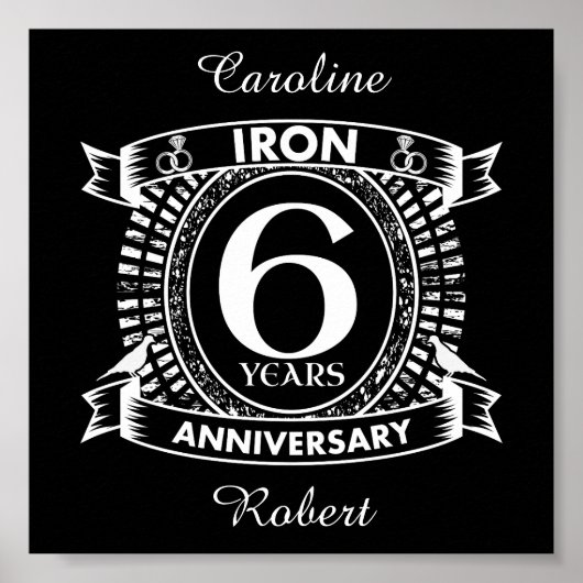 6 ^ e huwelijksdag in nood - kreet poster (Voorkant)