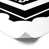 6 ^ e trouwdag traditioneel cadeauijzer poster (Hoek)